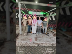 Kỹ thuật viên của chúng tôi đang lắp đặt máy giặt xe cho khách hàng tại Liyadh Saudi Arabia!