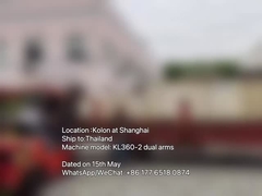 Kolon KL360-2 hai cánh tay máy giặt xe không chạm đến giao hàng đến Thái Lan!