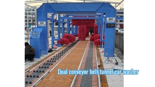 Kolon Low Maintenance Băng tải đôi Thiết bị rửa xe 36M 16 bàn chải