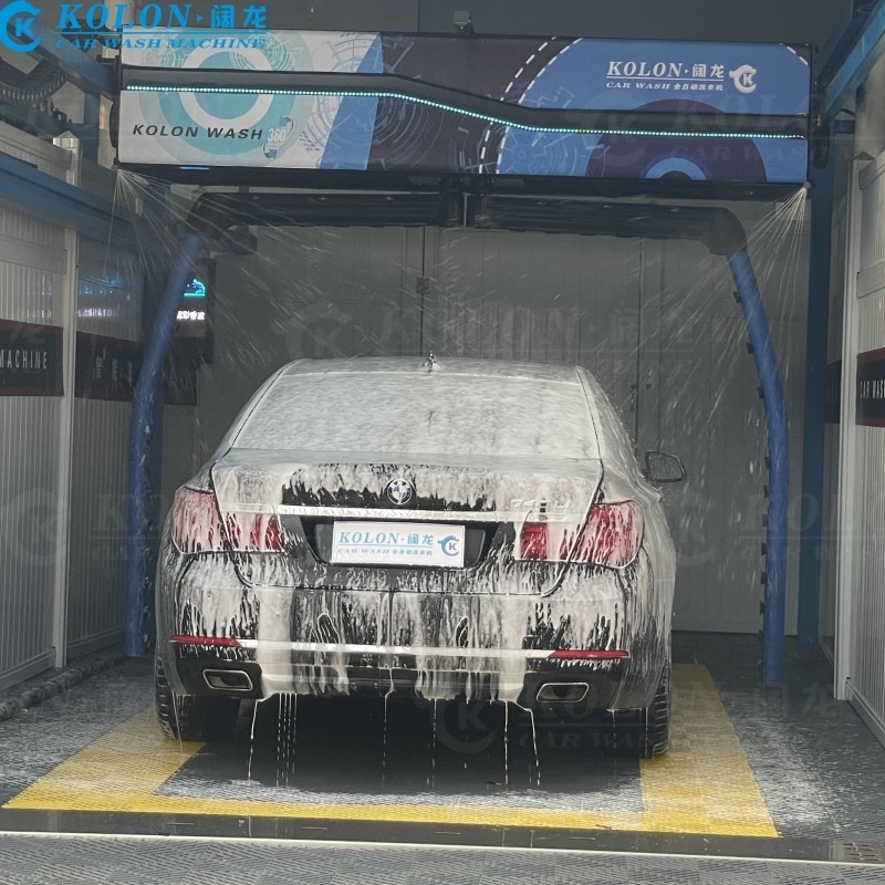 Máy giặt xe tự động không bàn chải không chạm KL360-2 15kw máy bơm nước 12kw máy sấy không khí