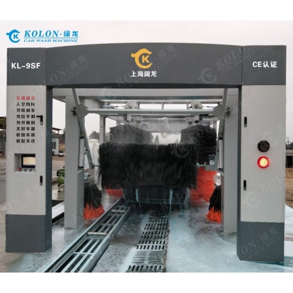Phiên bản cập nhật đường hầm liên tục loại dài máy giặt xe tự động đầy đủ cho trạm xăng Làm sạch nhiều xe hơn