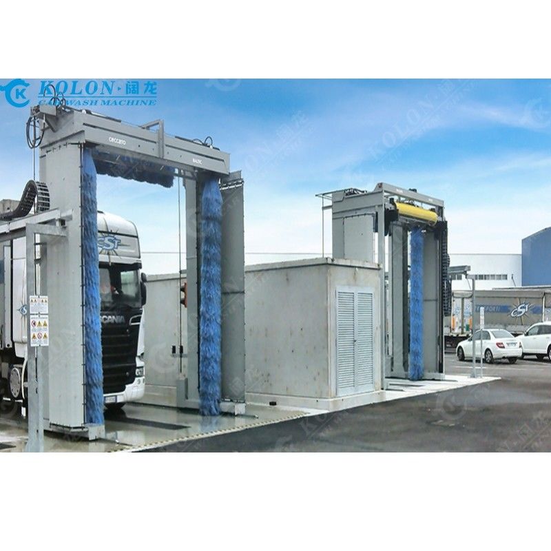 Máy giặt xe buýt tự động KL-RBUS Roll-Over Gantry Hot-Dip Galvanized CE Certified