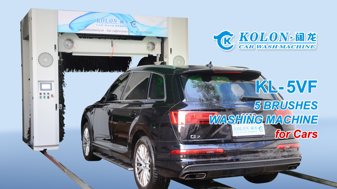 5 bàn chải tự động đảo ngược Máy giặt xe hơi thổi tự động lên xuống cho xe hơi