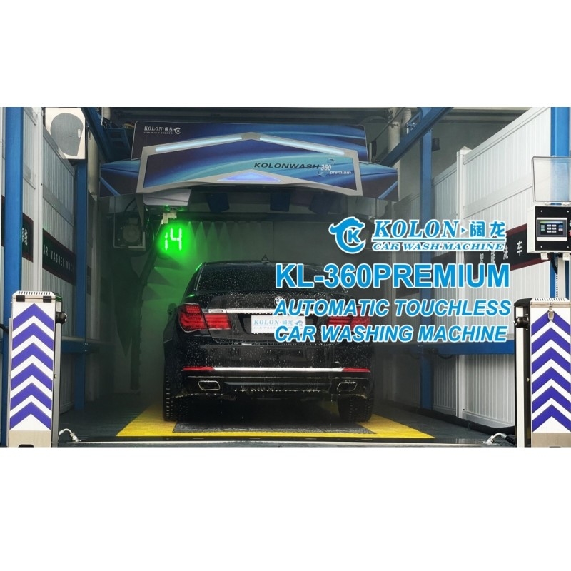 Máy rửa xe không tiếp xúc KL360 Premium 22kw máy bơm nước, 33kw máy sấy không khí