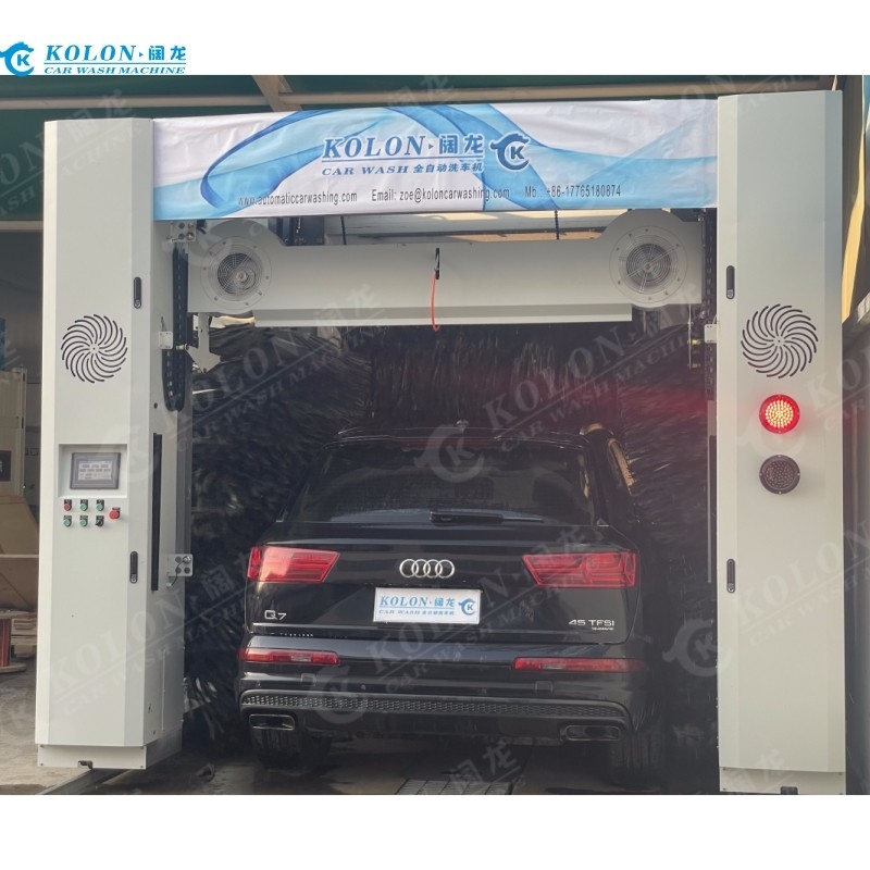 5 bàn chải tự động đảo ngược Máy giặt xe hơi thổi tự động lên xuống cho xe hơi