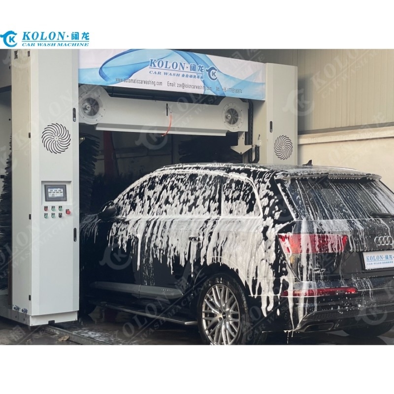 5 bàn chải tự động đảo ngược Máy giặt xe hơi thổi tự động lên xuống cho xe hơi