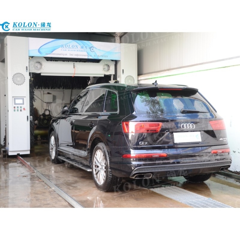 5 bàn chải tự động đảo ngược Máy giặt xe hơi thổi tự động lên xuống cho xe hơi