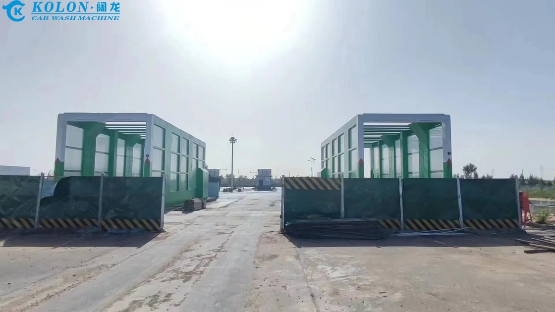 Máy giặt xe buýt điện với thời gian giặt 3-5 phút / xe Không giới hạn thời gian giặt tối đa