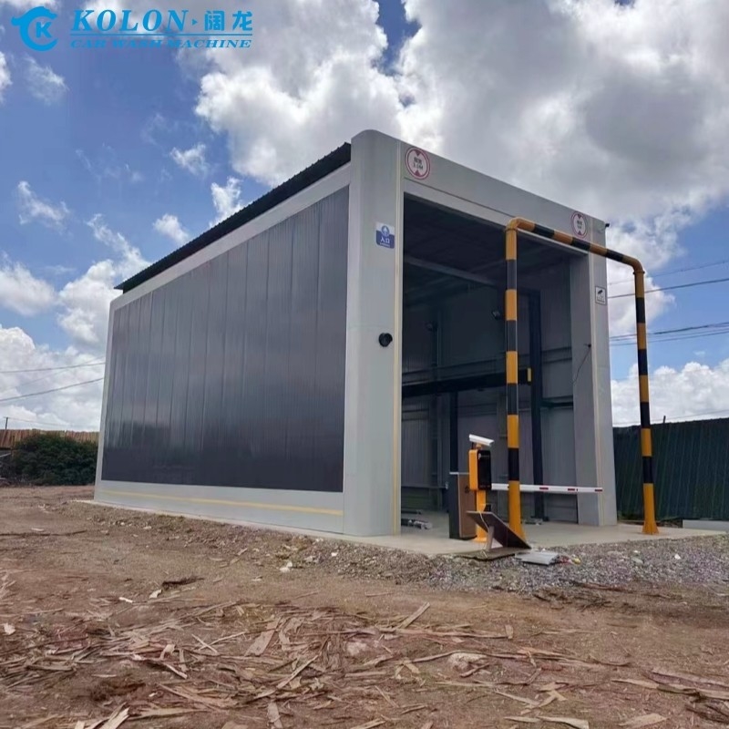 Máy giặt xe buýt Kolon 67kw với nút dừng an toàn và tốc độ giặt tối đa 7 xe buýt / giờ