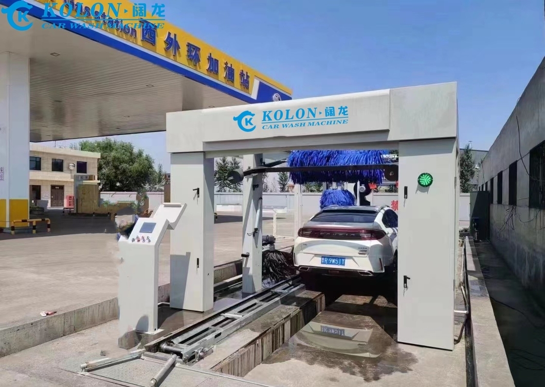 Nguồn cung cấp nước DN25mm/Tỷ lệ dòng chảy nước≥80L/min Thiết bị đường hầm rửa xe để làm sạch