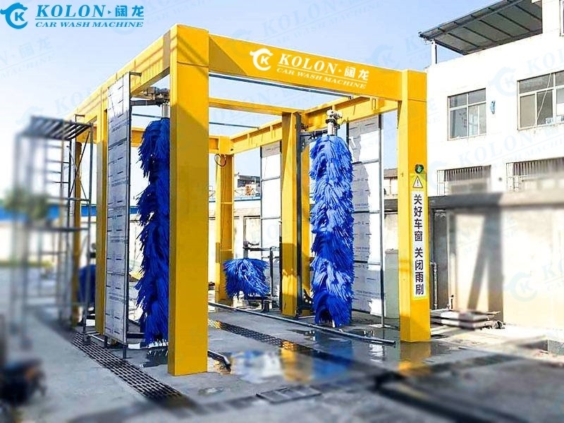 KOLON nhanh chóng và làm sạch Máy làm sạch xe buýt tự động với tốc độ làm sạch 2-3min / xe