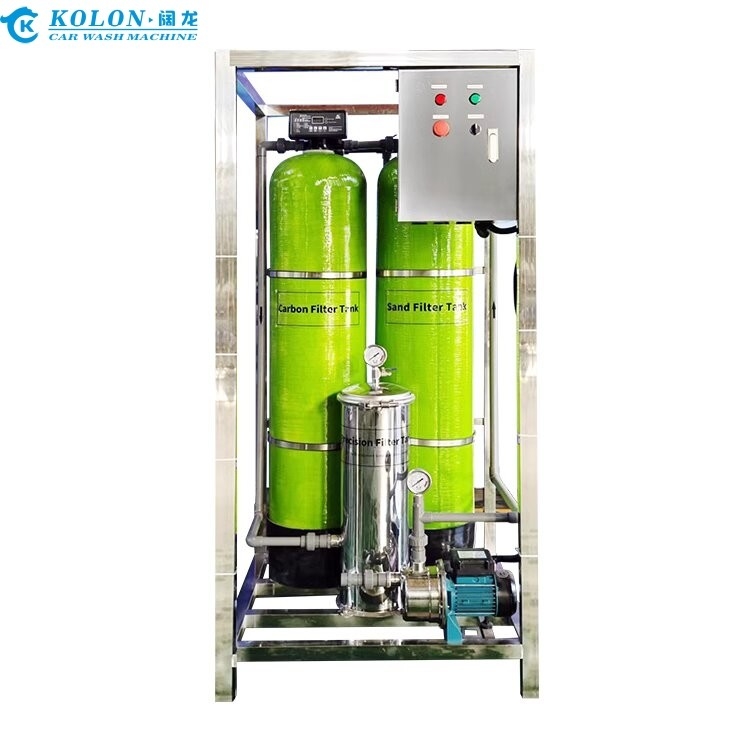 Hệ thống xử lý nước thải Kolon bạc khung thép không gỉ Hệ thống lọc năm giai đoạn