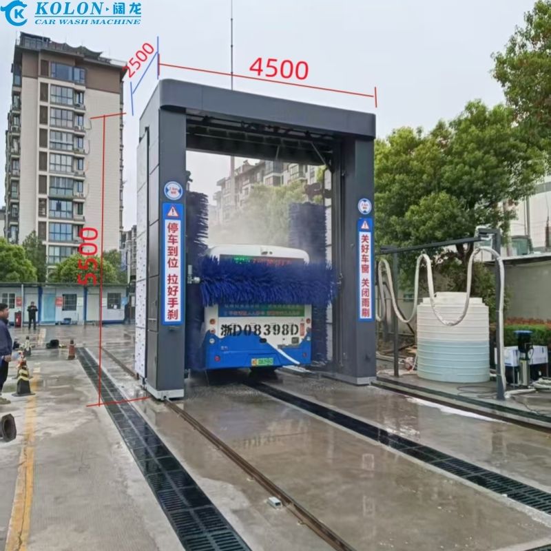 Kolon trải nghiệm kết quả làm sạch vô song với máy giặt xe buýt hàng đầu của chúng tôi