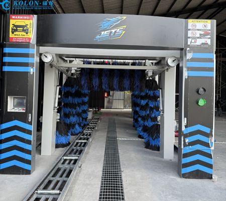 Máy giặt xe tự động đường hầm 12.5m Hệ thống vận chuyển